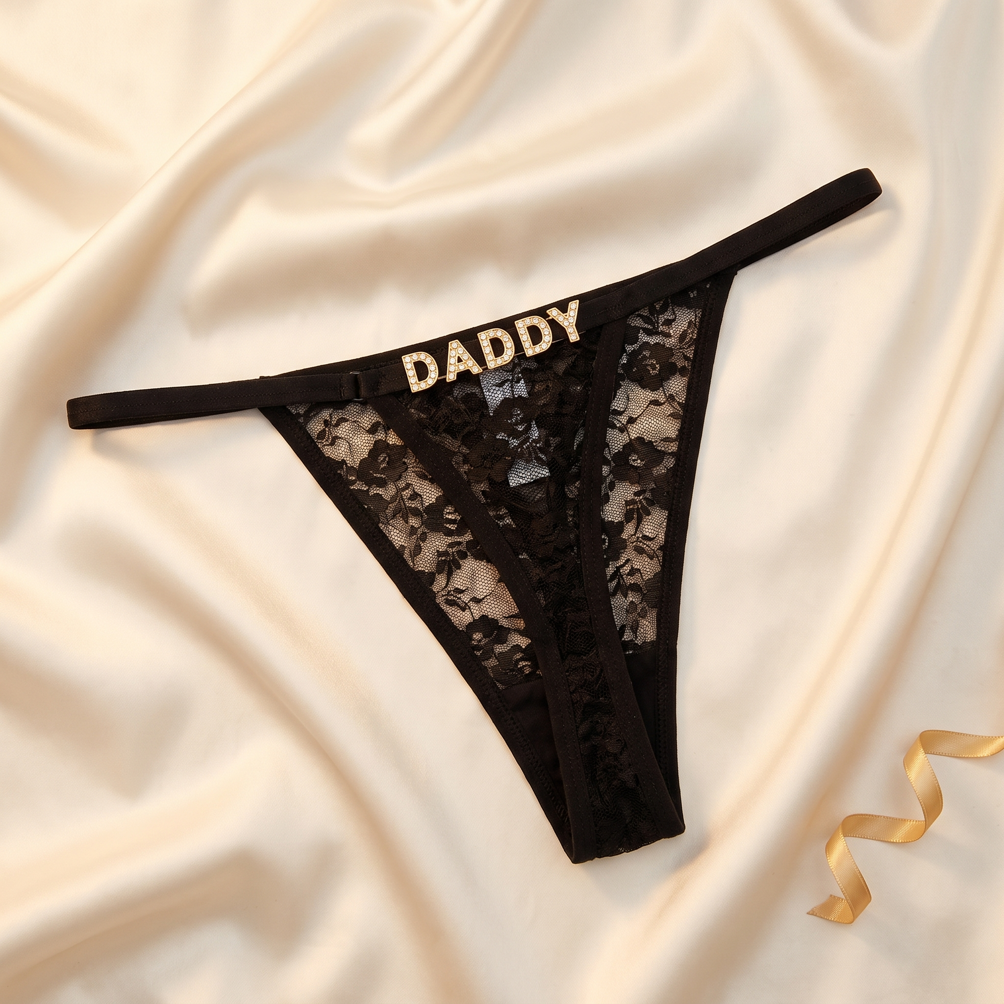 Personalisierter Spitzen-Tanga