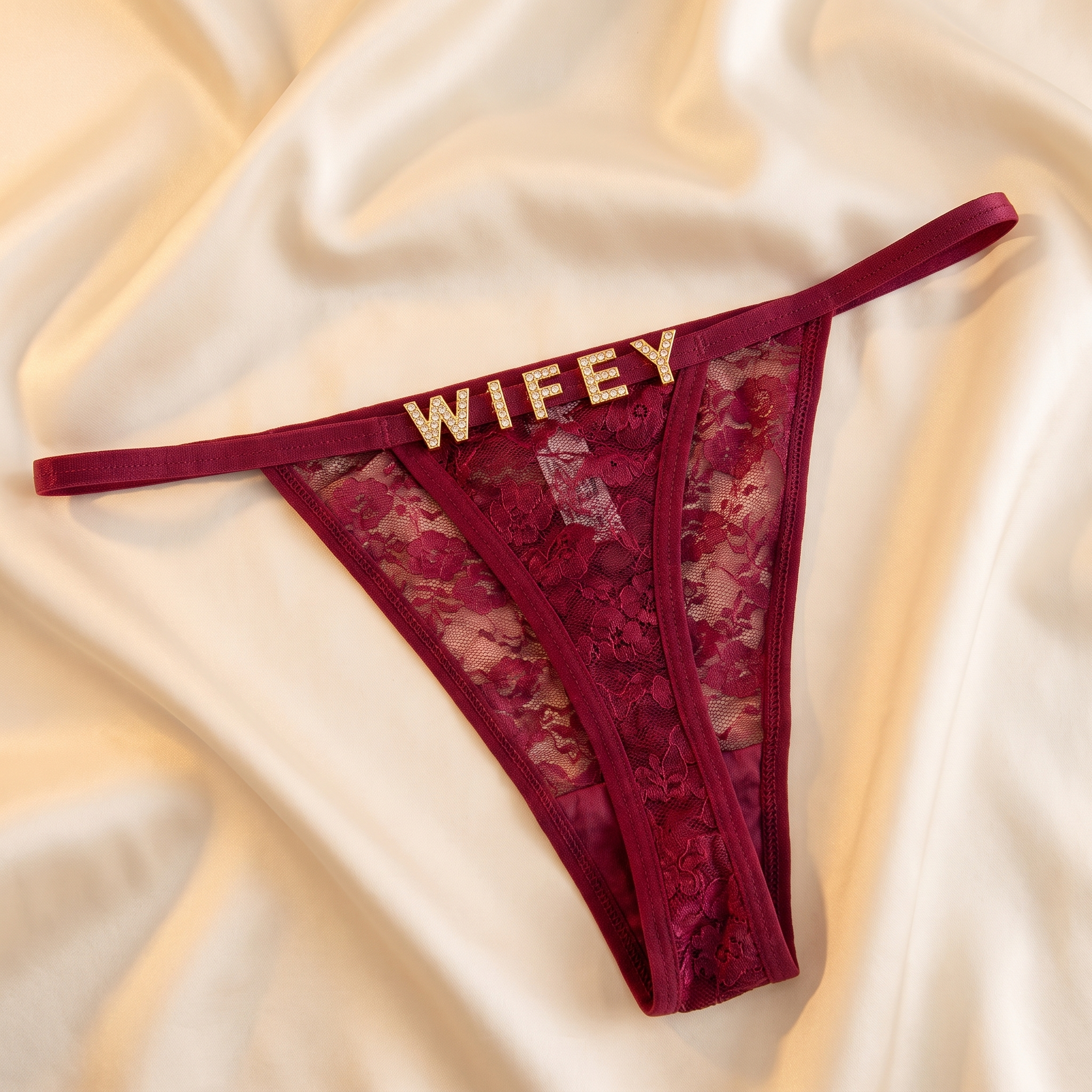 Personalisierter Spitzen-Tanga