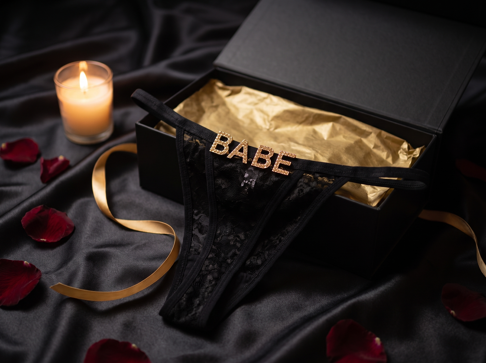 StripHer personalisierter Tanga in edler Geschenkbox