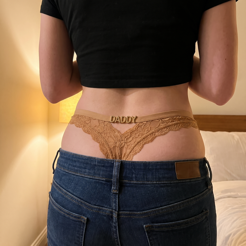 StripHer Tanga Nude mit DADDY getragen